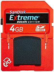 SanDisk 4GB Ducati Edition SD Plus Card H3C0E1WEL-2910