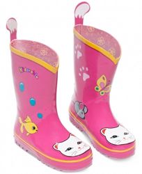 Kidorable Little Girls' Lucky Cat Rain Boots