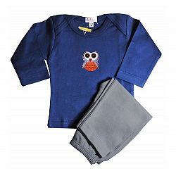 Loralin Design BNO6 Owl Outfit - Blue, 6-12 Months