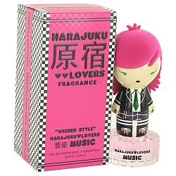 Harajuku Lovers Wicked Style Music Eau De Toilette Spray By Gwen Stefani - 1 oz Eau De Toilette Spray