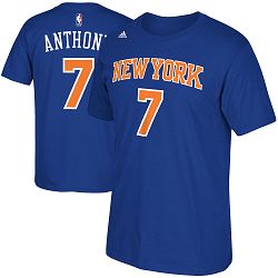 New York Knicks Carmelo Anthony NBA Name & Number T-Shirt