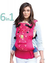 SIX-Position, 360° Ergonomic Baby & Child Carrier by LILLEbaby - The COMPLETE Embossed (Coral)