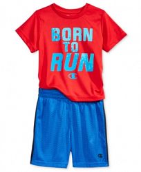 Champion 2-Pc. Graphic-Print T-Shirt & Shorts Set, Baby Boys (0-24 months)