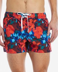 2(x)ist Men's Abstract Floral Swim Shorts