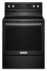 6.4 cu. ft. Free-Standing Electric Convection Range in Black