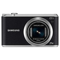 Samsung WB350F 16.3 Megapixel Compact Camera - Black - 3 Touchscreen LCD - 16:9 - 21x Optical Zoom - 9.4x - Optical (IS) - 4608 x 3456 Image - 1920 x 1080 Video - HD Movie Mode - Wireless LAN