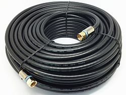 100 Feet BLACK RG6 COAXIAL CABLE