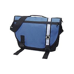 DadGear Courier Diaper Bag - Blue Retro Stripe