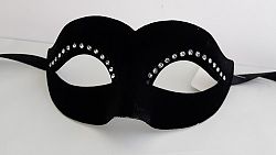Petite Velvet Masquerade Mask