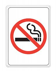 5 Inch X 7 Inch No Smoking Sign