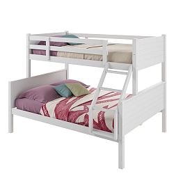 Ashland Twin-Over-Full Bunk Bed In Snow White