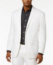 Sean John Men's Classic-Fit White Linen Jacket