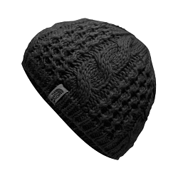 Youth Cable Minna Beanie-TNF Black