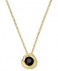 Danori Gold-Tone Colored Crystal Pendant Necklace, Only at Macy's