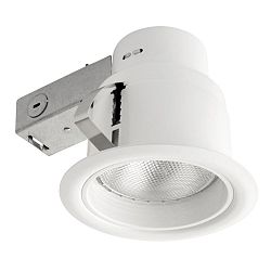 90671 5 Inch Outdoor Rust Proof Recessed Lighting Kit, Open Kit with White Finish