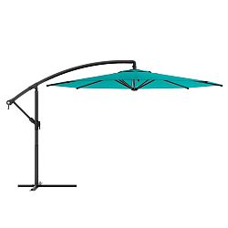 Offset Patio Umbrella in Turquoise Blue