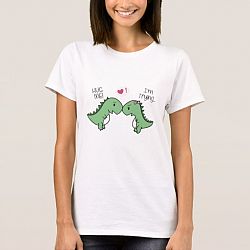 Dinosaurs In Love T-shirt
