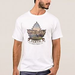 Historic Perth Ontario Maple Leaf T-shirt