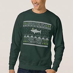 Great White Christmas Ugly Sweater
