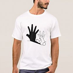 Rabbit Hand Shadow T-shirt