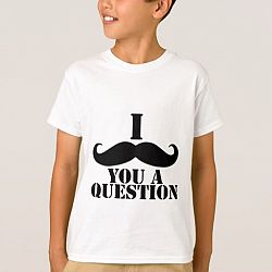 I Moustache You A Question T-shirt