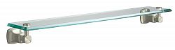 Margaux Glass Shelf in Vibrant Brushed Nickel