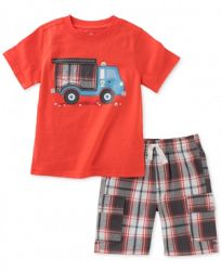 Kids Headquarters 2-Pc. Cotton Graphic-Print T-Shirt & Shorts Set, Baby Boys (0-24 months)