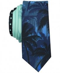 Original Penguin Men's Palm Tree Skinny Tie