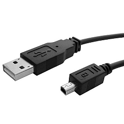 StarTech Com 3 Ft USB 2 0 Cable For Digital Cameras A To 4 Pin Mini Type A Male USB Type B Male USB 3ft Black H3C068Z3N-1610
