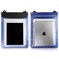 BoxWave Apple iPad 3 Case - BoxWave AquaProof iPad 3 Pouch, Waterproof Carrying Pouch with Double Protection of Velcro and Ziploc, with Plastic Window and Lanyard (Blue)