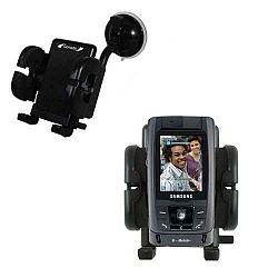 Samsung SGH-T809 Windshield Mount for the Car / Auto - Flexible Suction Cup Cradle Holder for the Vehicle