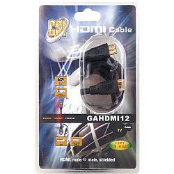 Pyle GAHDMI12 HDMI Cable (12 ft. , Gold)