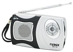 Naxa NR712K AM/FM Mini Pocket Radio with Built-in Speaker Black