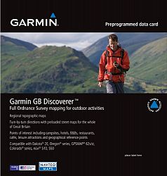 Garmin GB Discoverer 2010 Northern England/Midlands Topographical Map microSD Card