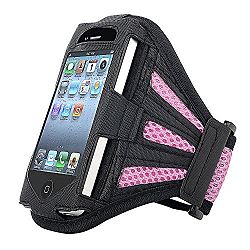 EForcity Deluxe Armband For IPod Touch IPhone 4 3G 3GS Black Light Pink HEC0G4V9D-1301