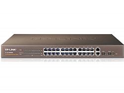 TP LINK TL SL2428WEB 24 4G Gigabit Uplink Web Smart Switch 24 10 100M Ports 2 10 100 1000M Ports 2 SFP Expansion Slots HEC0G4E61-1210