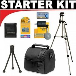 Deluxe DB ROTH Accessory STARTER KIT For The Pansonic HDC-HS100, HDC-HS20, HDC-HS250, HDC-HS300, HDC-SD100, HDC-SD20, HDC-TM20, HDC-TM300 High Definition Camcorders