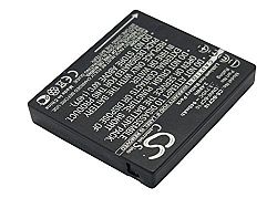 Battery for Panasonic Lumix DMC-FH20S, 3.7V, 940mAh, Li-ion