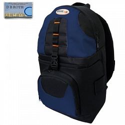 Deluxe Digital SLR Camera/Camcorder Sling Backpack (Black/Blue)For The Samsung HMX-U10 Camcorder