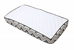 Bacati Mix and Match Zigzag Changing Pad Cover, Grey