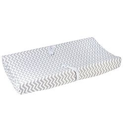 Carter's Changing Pad Cover, Smoke Grey Chevron, One Size