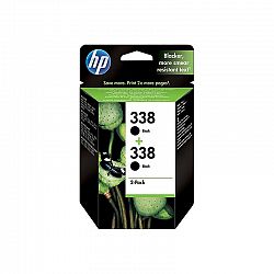 HP 338-2-pack-11 ml black original ink cartridge for Officejet H470. . .