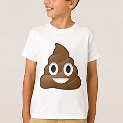 Smiling Poop Emoji T-shirt