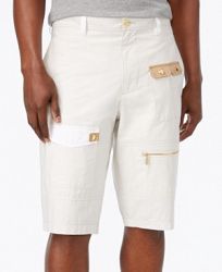 Sean John Men's Poplin Cotton Cargo 12.5" Shorts, Created for Macy's