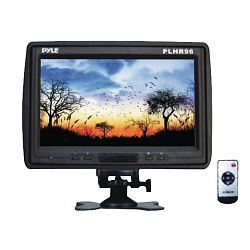 Pyle Pro 9" Tft Lcd Cut-in Headrest Monitor With Ir Transmitter Stand & Shroud - Pyle Pro 9" Tft Lcd Cut-in Headrest Monitor With Ir Transmitter Stand & Shroud