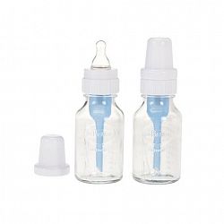Dr. Brown's 4Oz Standard Glass Bottle 2-Pack Blue