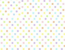 SheetWorld Fitted Pack N Play (Graco) Sheet - Pastel Colorful Polka Dots Woven - Made In USA - 27 inches x 39 inches (68.6 cm x 99.1 cm)