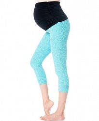 Beyond the Bump By Beyond Yoga Maternity Jersey-Knit Crop Leggings - L