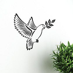 ArtStickers Dove of peace With Olive Branch Sticker vector image Birds Peace Vinyl Wall Art home decoration mural