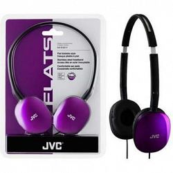 Jvc HAS160V Flat Headphones, Violet
